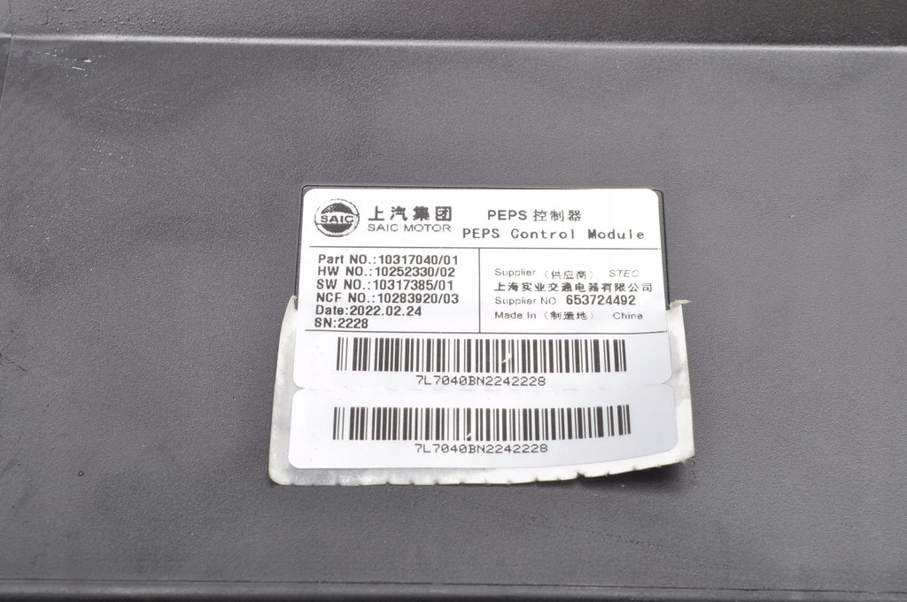 MG HS CENTRAL LOCK PEPS CONTROLLER MODULE 10317040