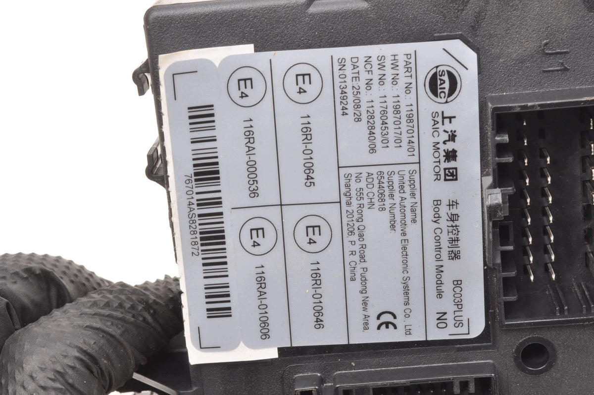 MG ZS II RELAY MODULE 11987014 2025