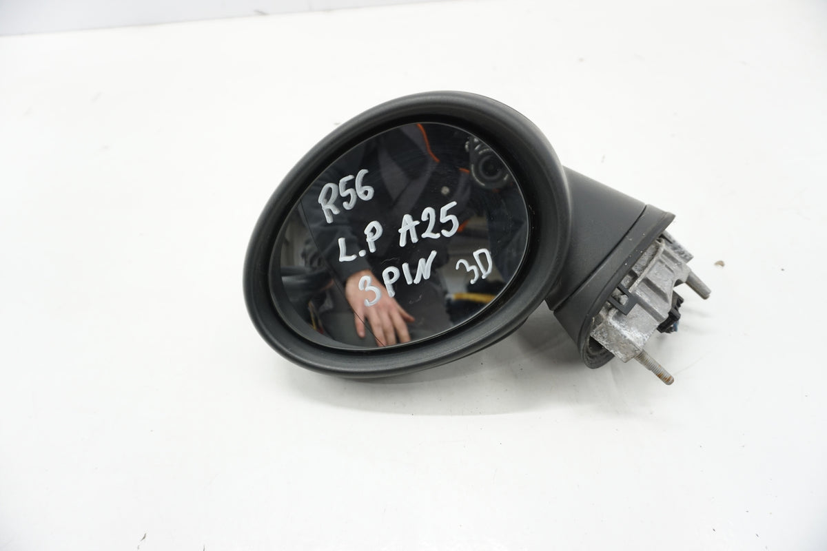 MINI COOPER S R56 MIRROR LEFT 3PIN A25 ENGLISH
