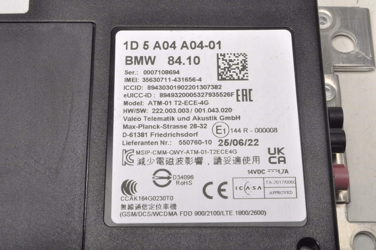 MINI COUNTRYMAN F60 MODULE TELEMATIC CONTROLLER 5A04A04