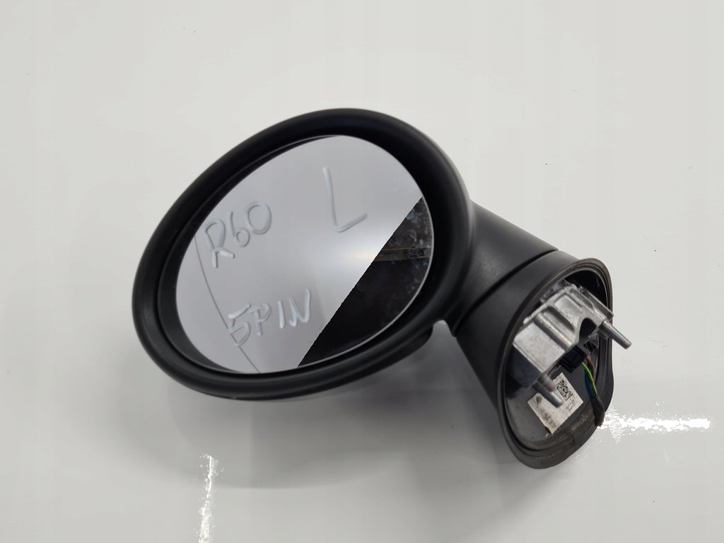 MINI COUNTRYMAN R60 MIRROR LEFT 5PIN BLACK UK