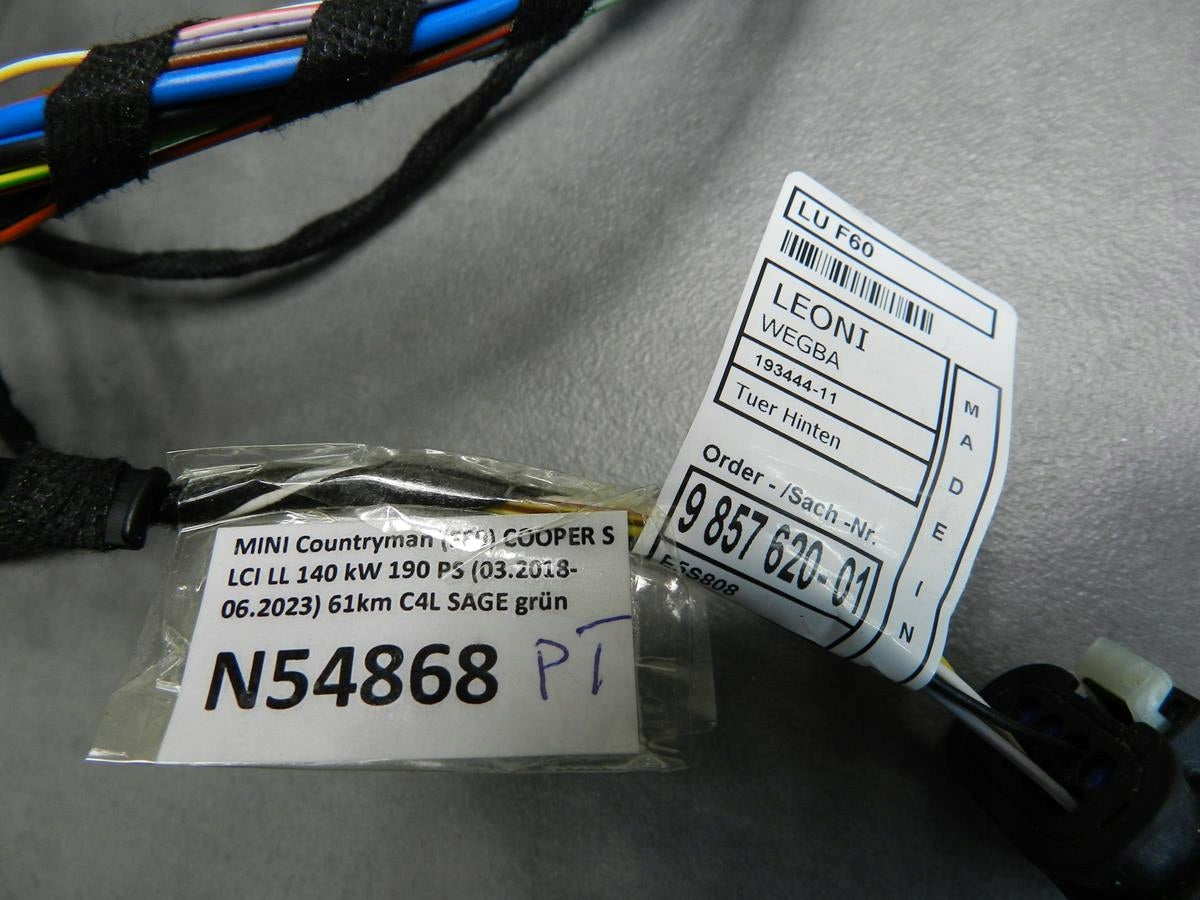MINI Countryman F60 DOOR HARNESS RIGHT REAR 9857618
