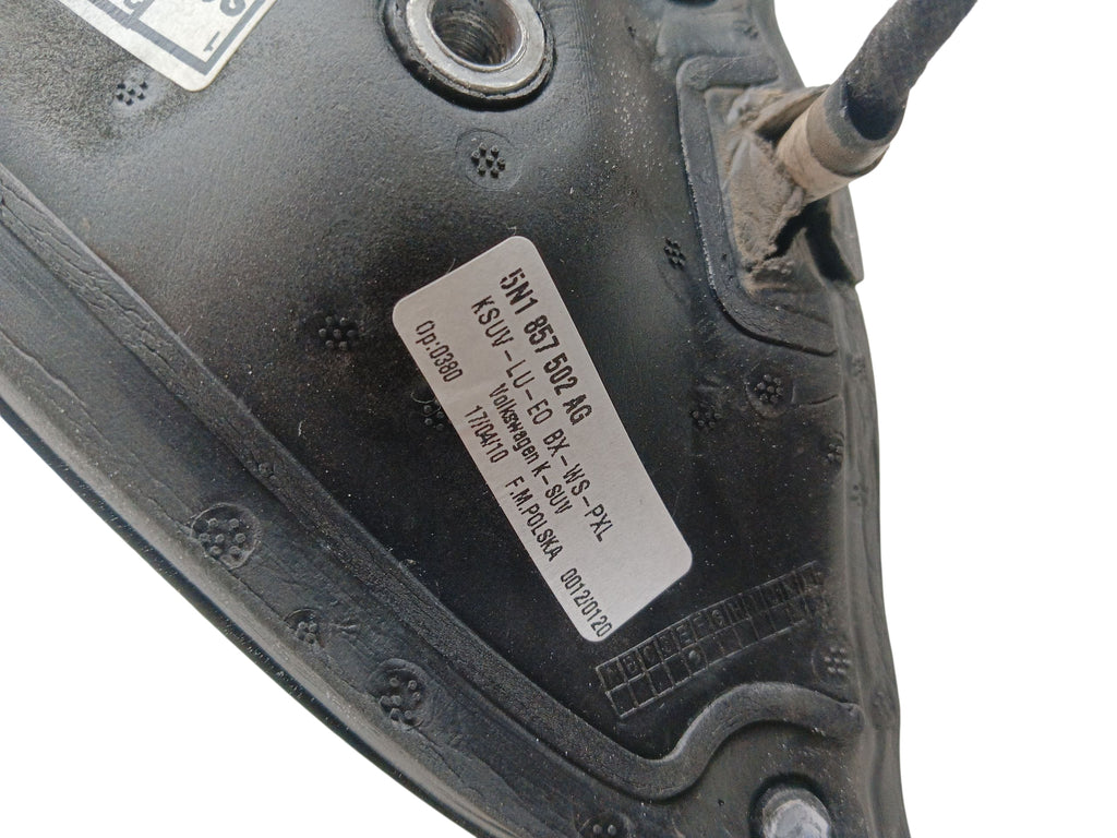 MIRROR RIGHT 6 PIN VW TIGUAN I 5N LAK: LA7W (07-11) 5N1857502AG EU