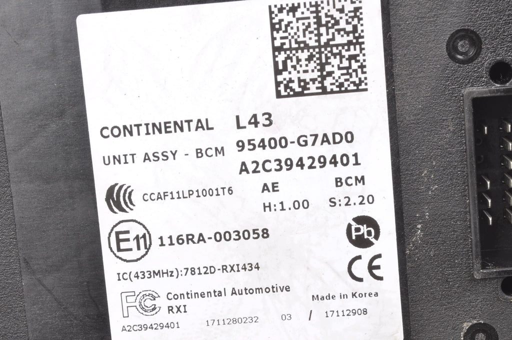 MODULE DRIVER HYUNDAI IONIQ 95400-G7AD0