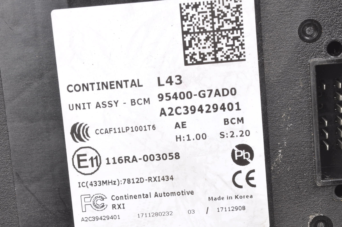 MODULE DRIVER HYUNDAI IONIQ 95400-G7AD0