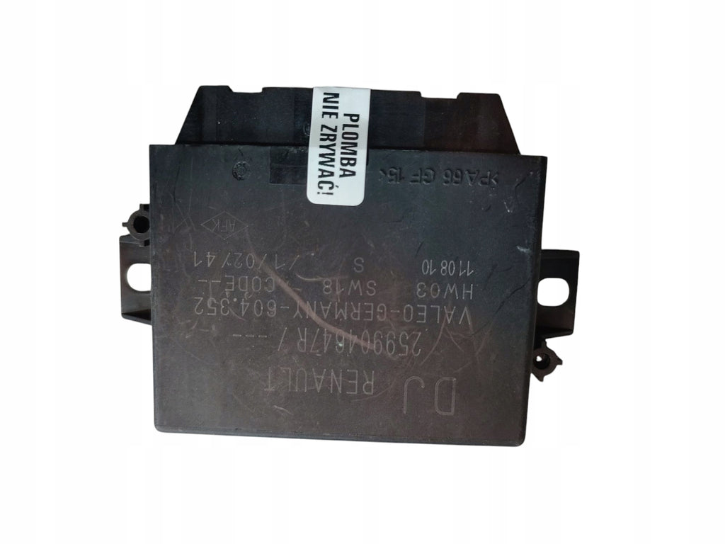 MODULE PDC PARKING CONTROLLER RENAULT SCENIC III LAGOON III 259904647R