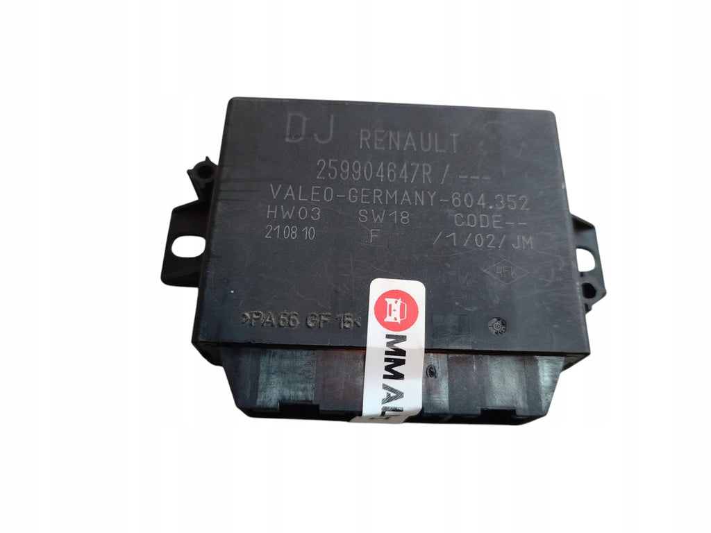 MODULE PDC PARKING CONTROLLER RENAULT SCENIC III LAGOON III 259904647R
