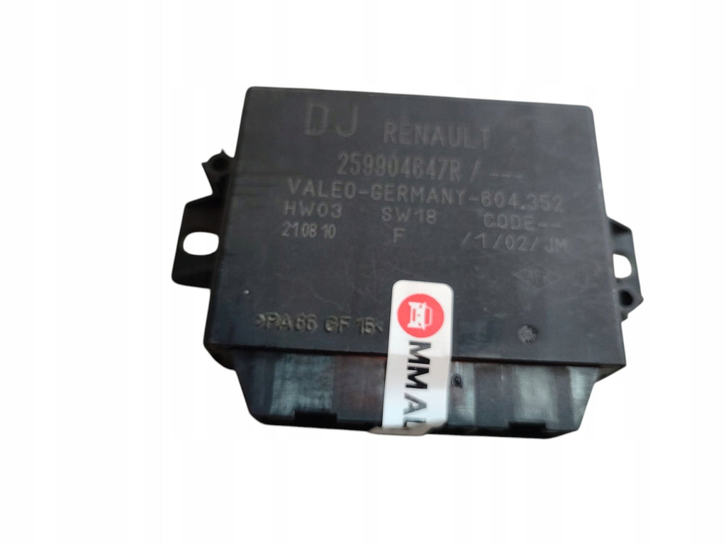 MODULE PDC PARKING CONTROLLER RENAULT SCENIC III LAGOON III 259904647R