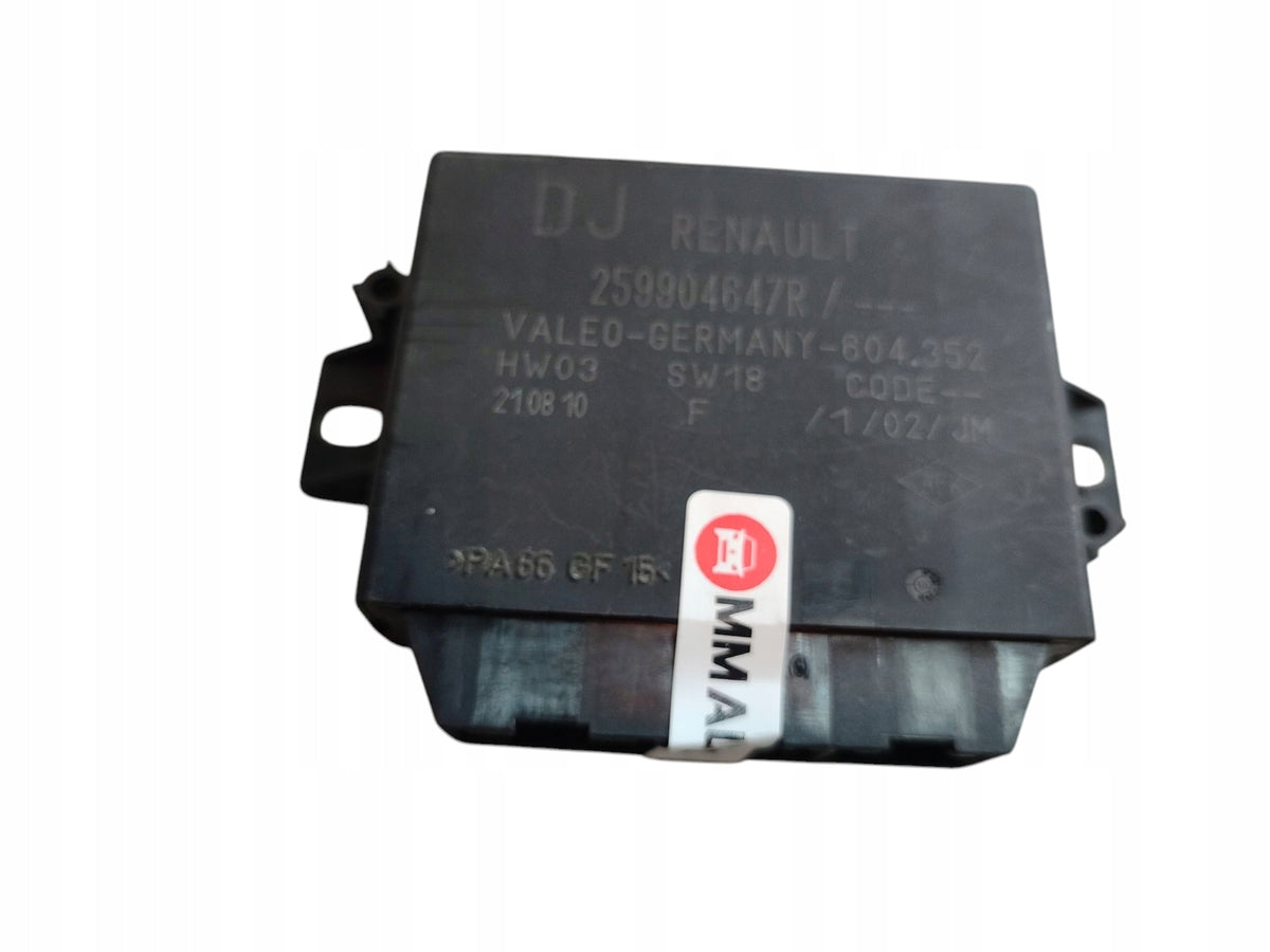 MODULE PDC PARKING CONTROLLER RENAULT SCENIC III LAGOON III 259904647R