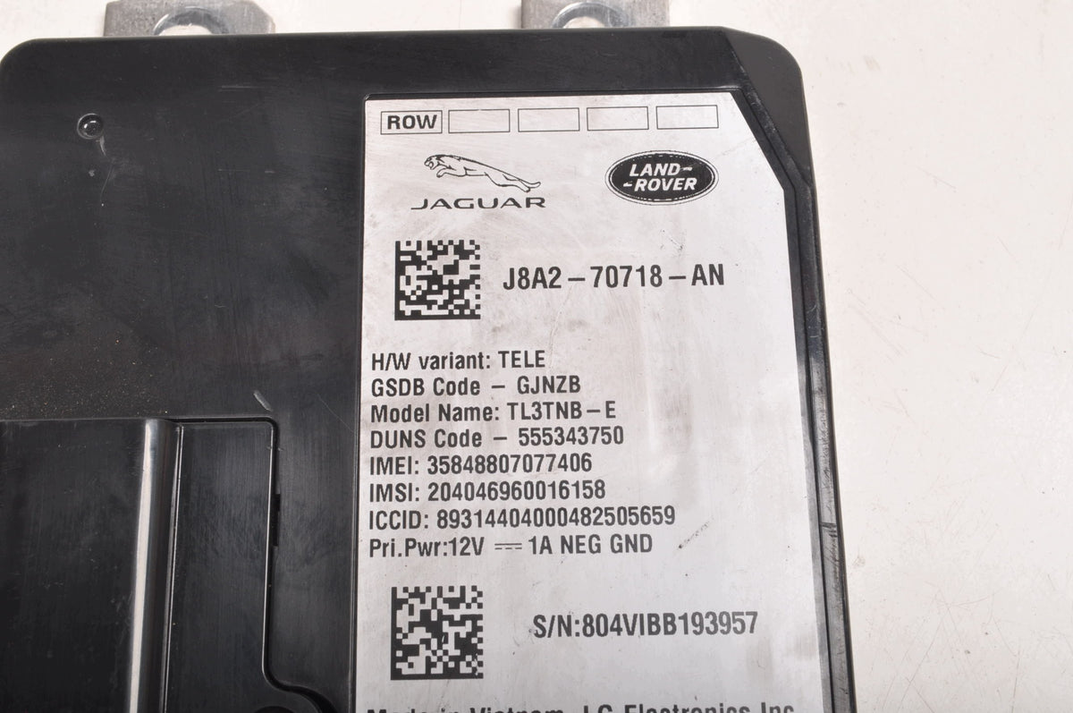 MODULE TELEMATIC CONTROLLER JAGUAR F-PACE X761 J8A2-70718-AN