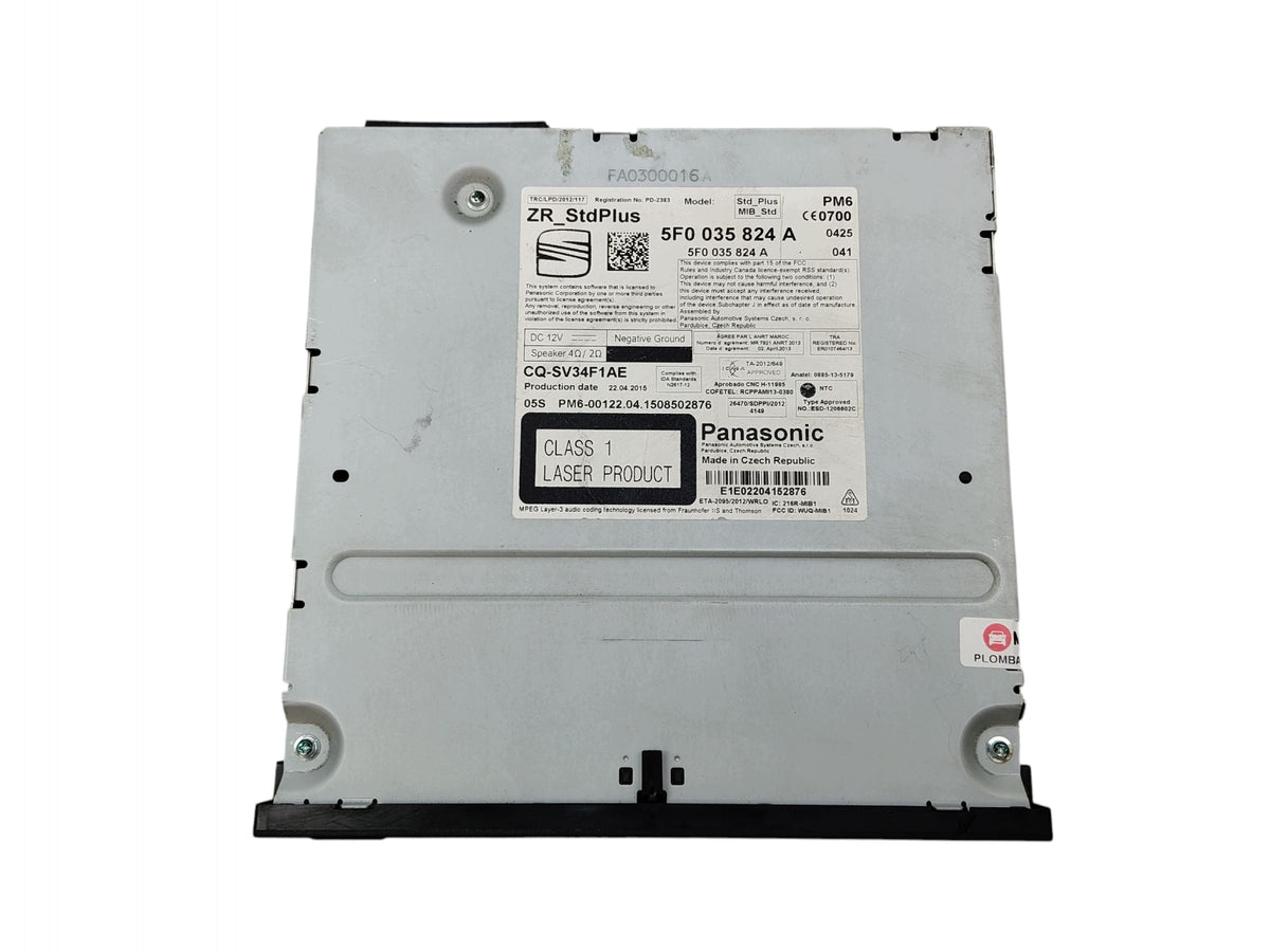MULTIMEDIA READER MIB CARDS SD SEAT LEON III 5F0035824A