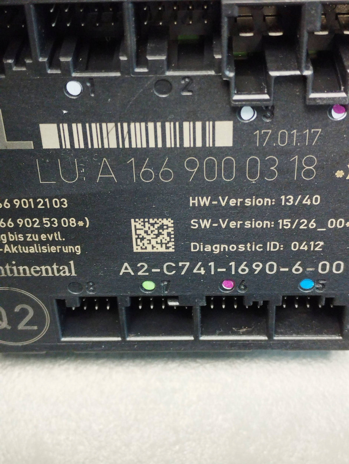 Mercedes-Benz B W246 W242 DOOR MODULE LEFT FRONT A1669000318