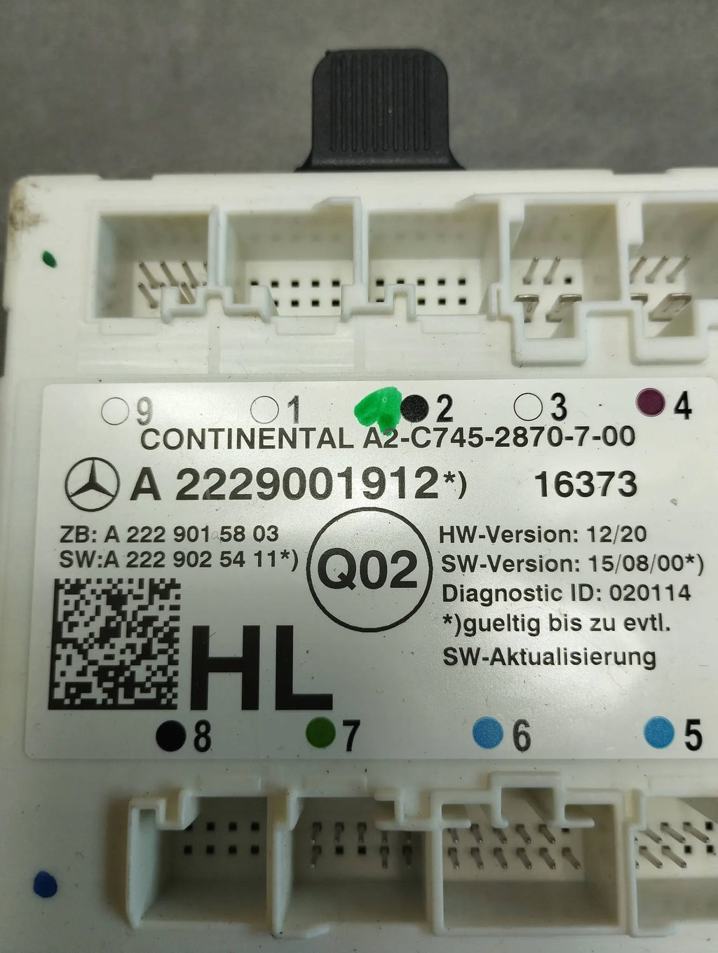 Mercedes-Benz GLC X253 DOOR MODULE LEFT REAR A2229001912