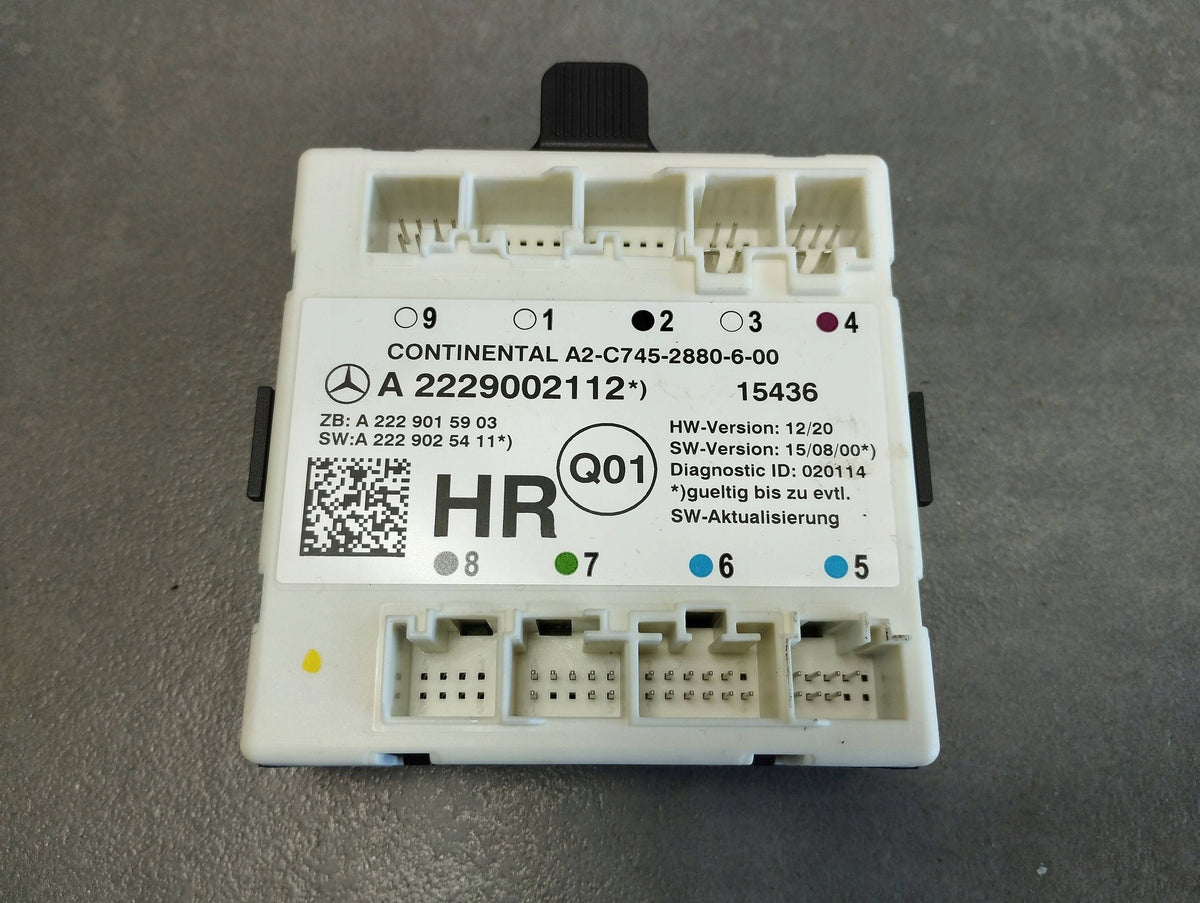 Mercedes-Benz GLC X253 DOOR MODULE RIGHT REAR A2229002112