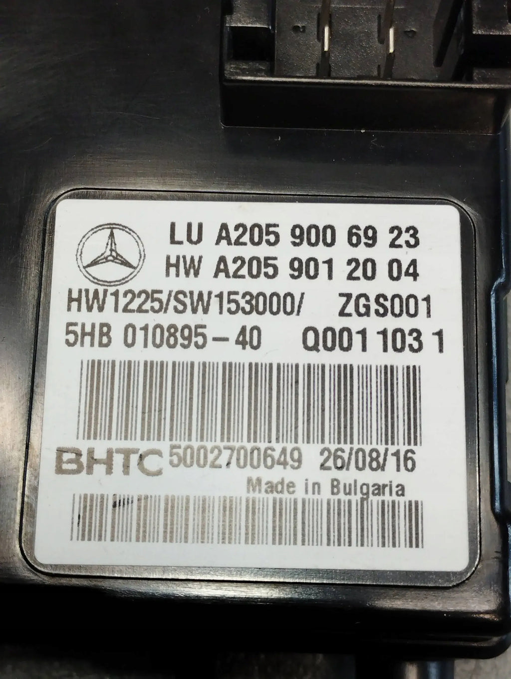 Mercedes-Benz GLC X253 DRIVER MODULE A2059006923
