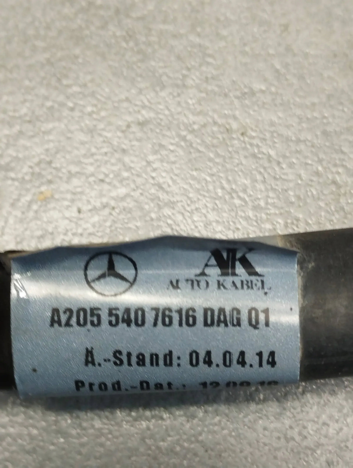 Mercedes-Benz GLC X253 MASS CABLE A2055407616