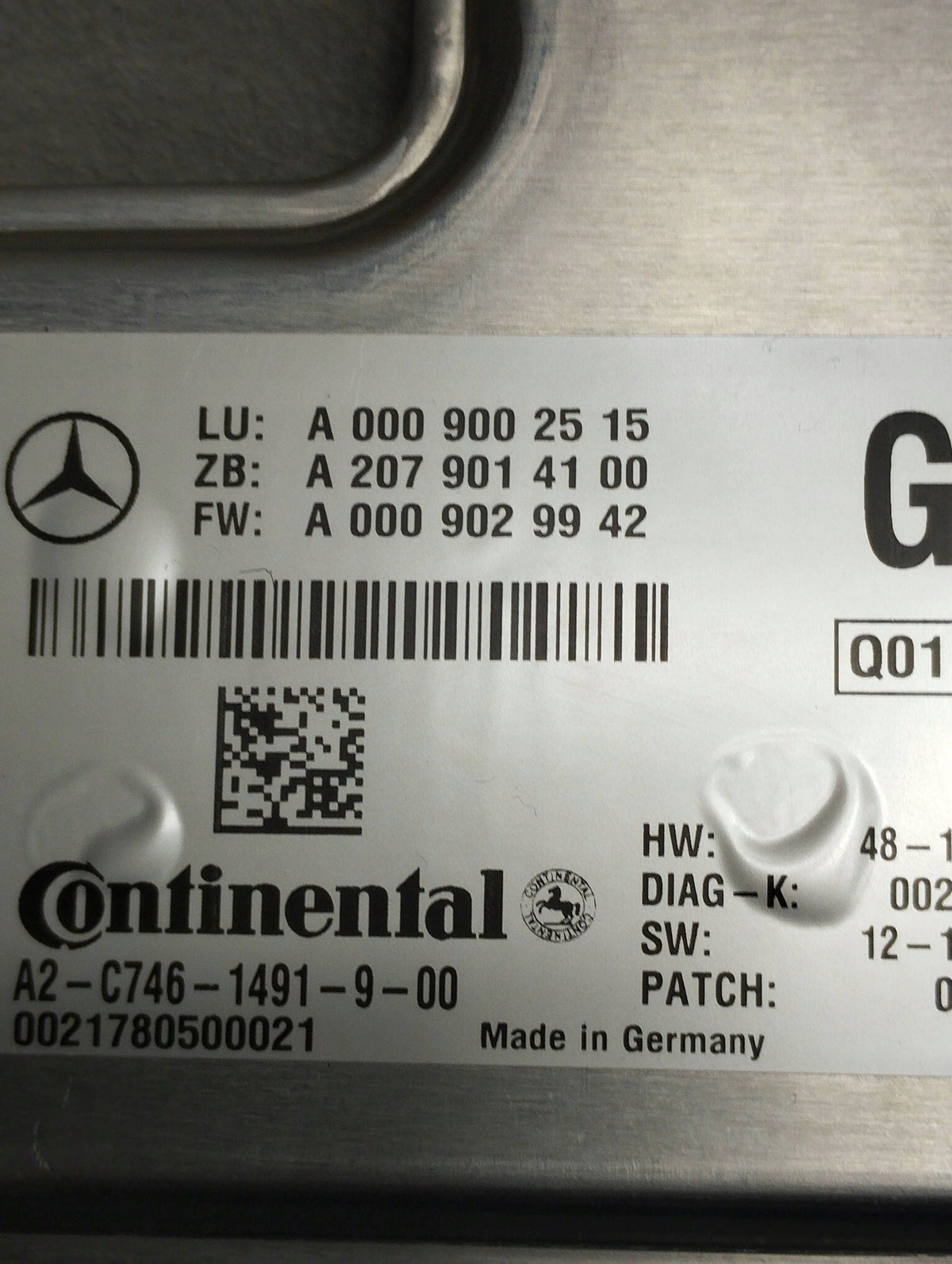 Mercedes-Benz GLE W166 A0009002515 Windscreen Camera