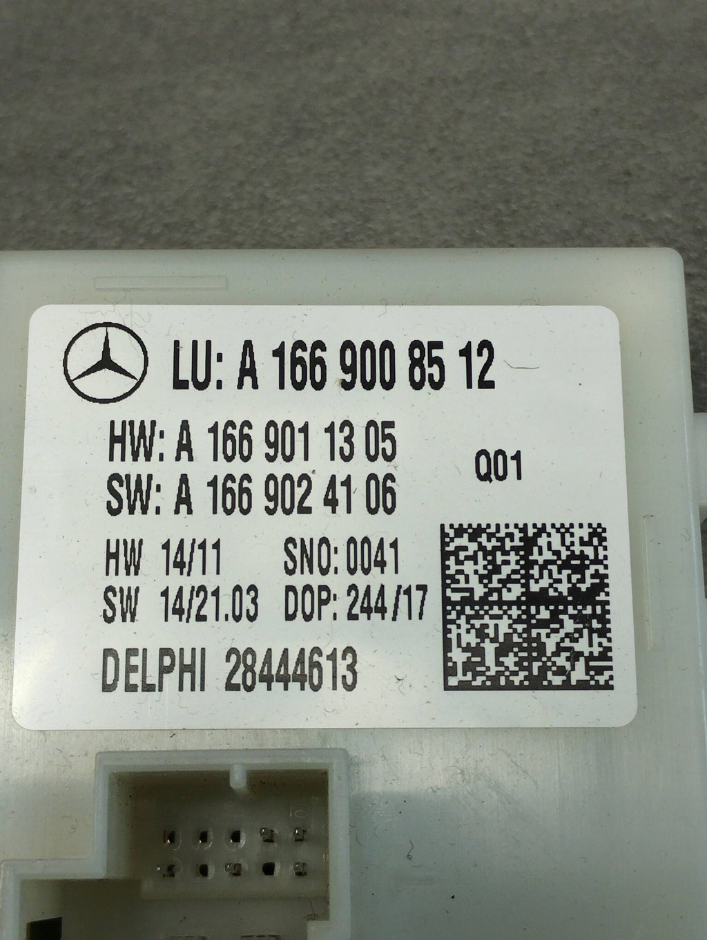 Mercedes-Benz GLE W166 FLAP MODULE REAR A1669008512