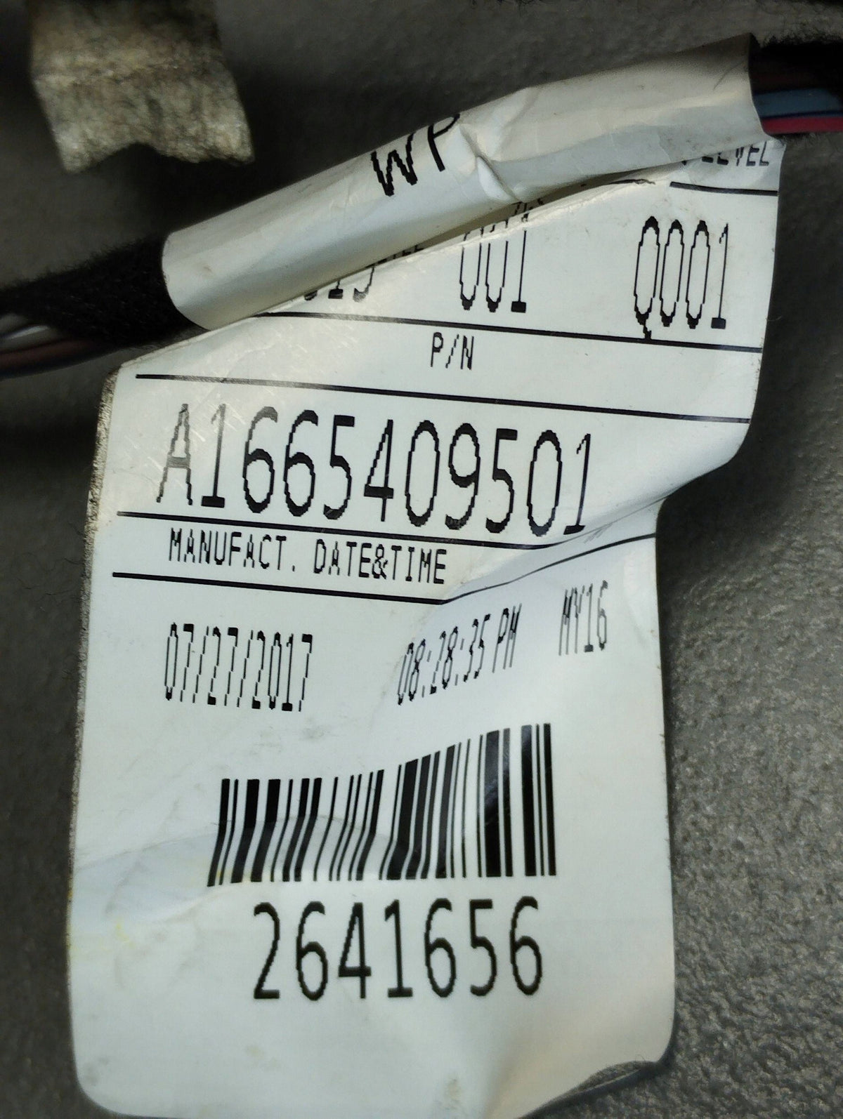 Mercedes-Benz GLE W166 UPHOLSTERY BEAM RIGHT FRONT A1665409501 UK