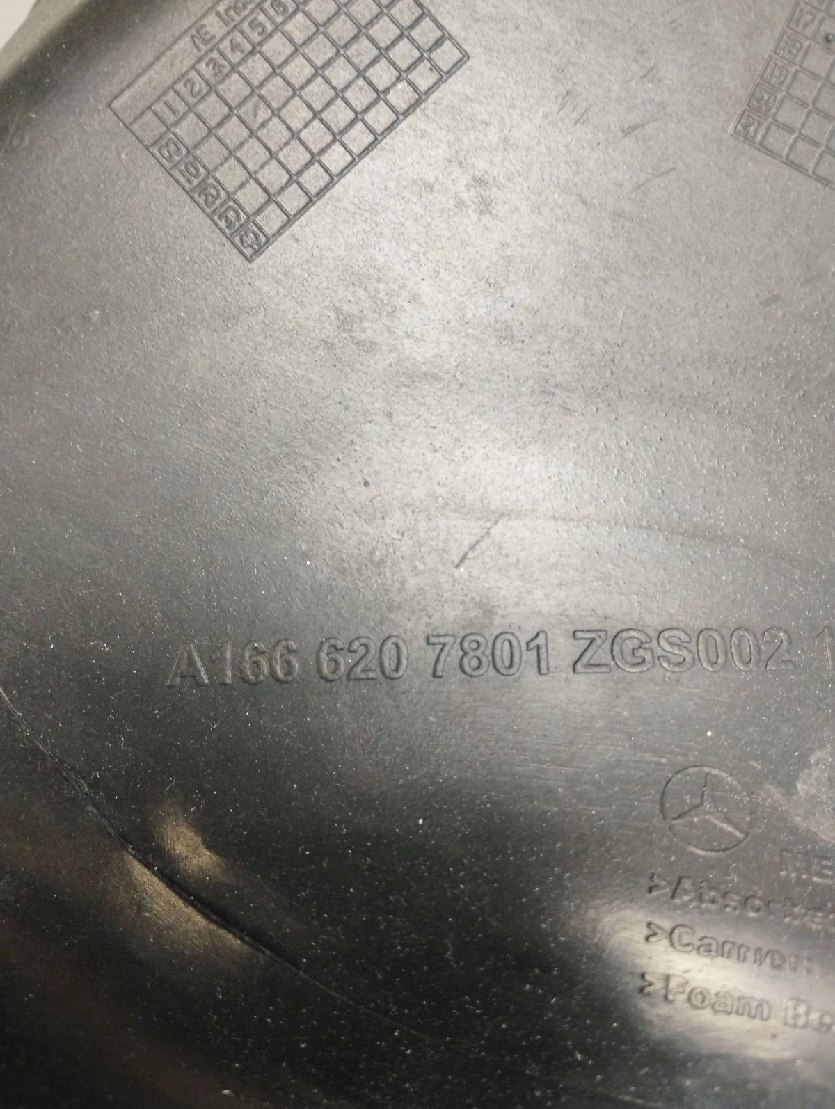 Mercedes-Benz GLE W166 WALL COVER A1666207801 UK