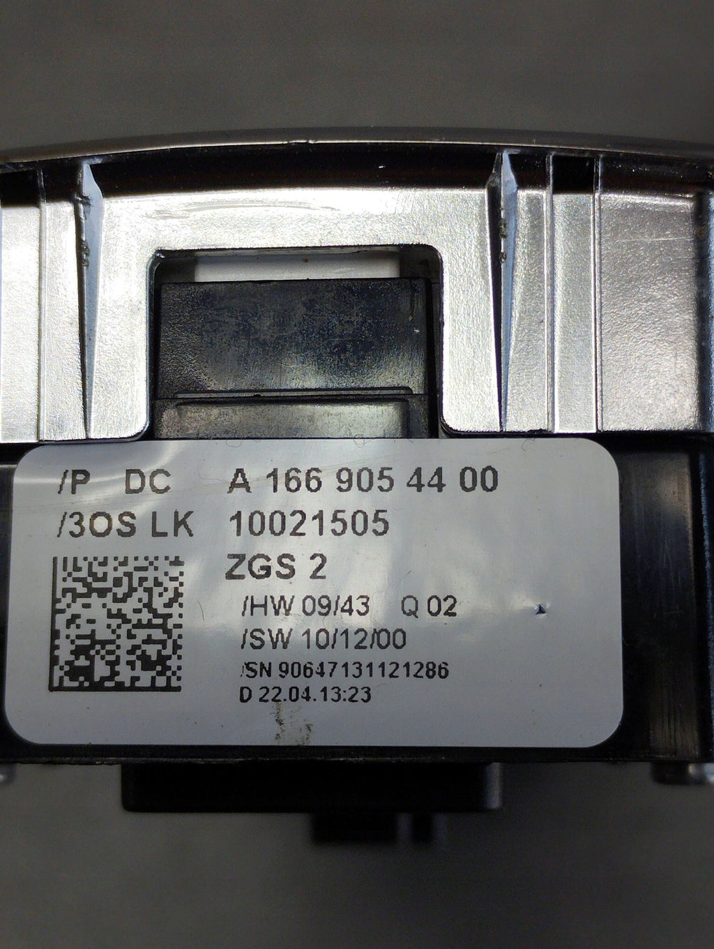 Mercedes-Benz GLE W166 WINDOW PANEL SWITCH A1669054400