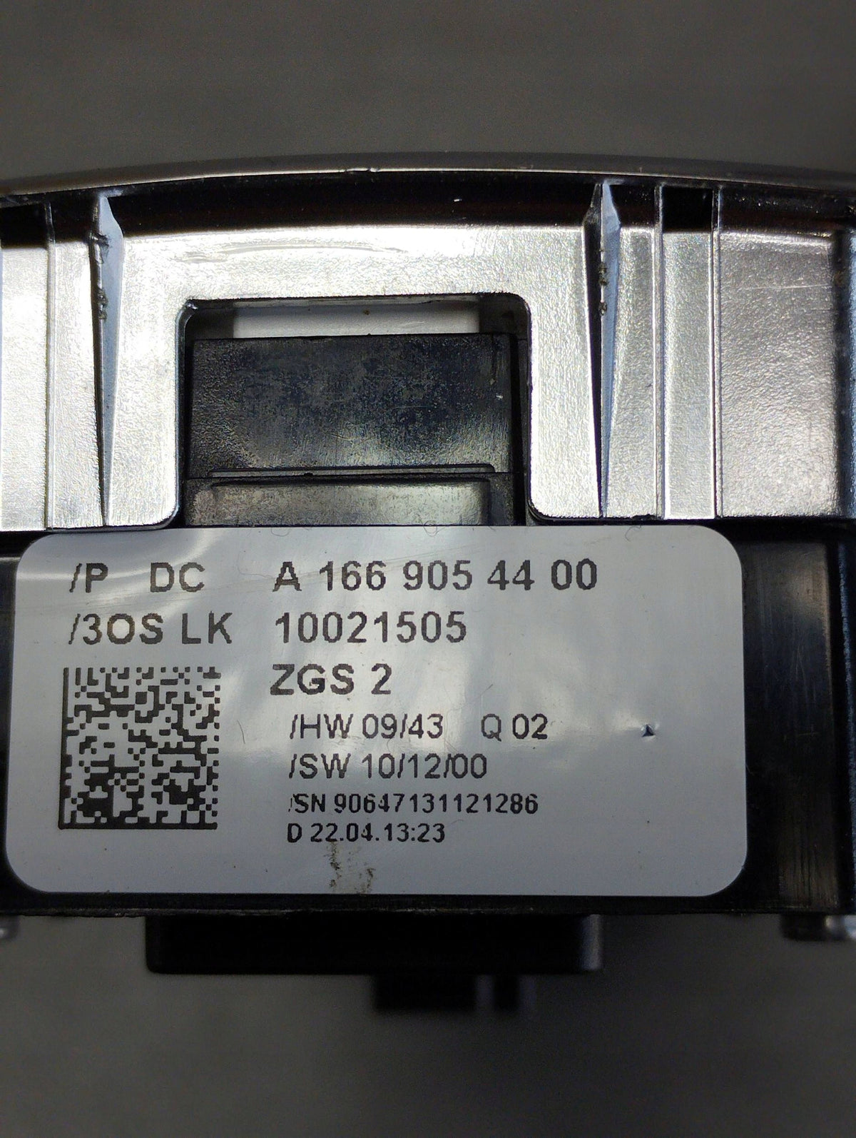 Mercedes-Benz GLE W166 WINDOW PANEL SWITCH A1669054400