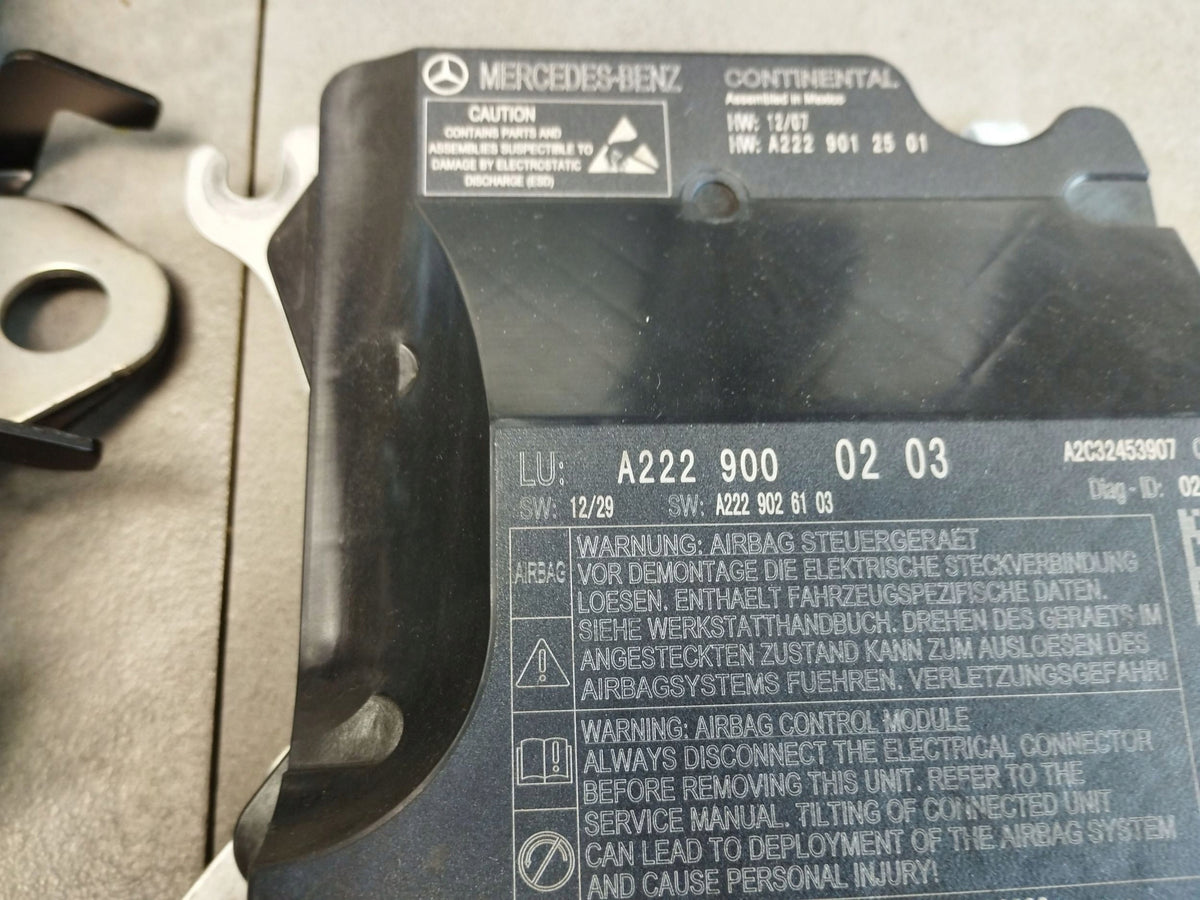 Mercedes-Benz S W222 2014 AIRBAGS BELTS SENSOR A2229000203