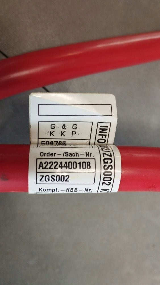 Mercedes-Benz S W222 2014 BEAM PLUS CABLE A2224400108 RHD