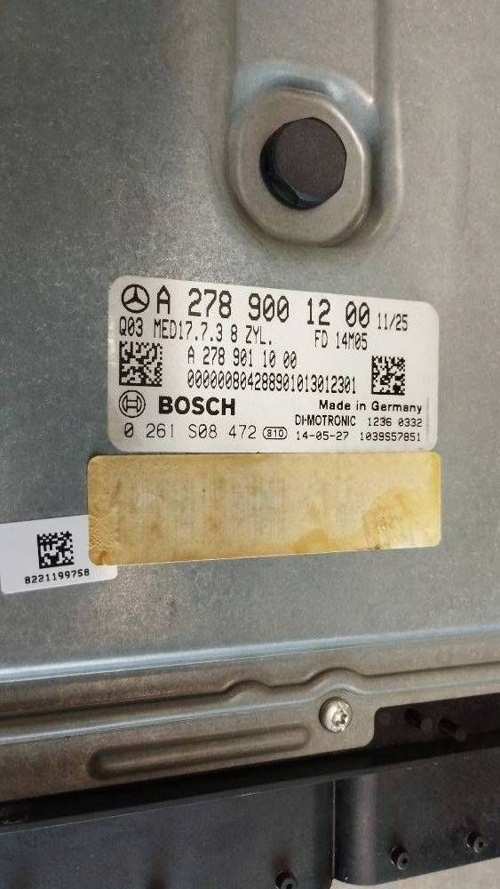 Mercedes-Benz S W222 2014 COMPUTER DRIVER A2789001200