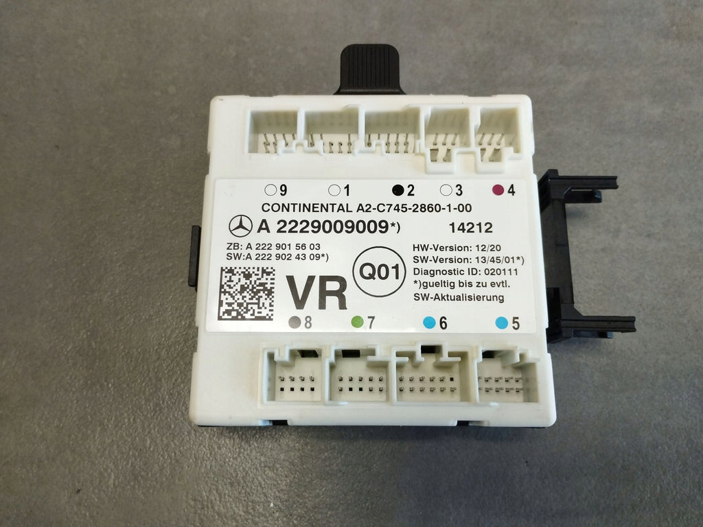 Mercedes-Benz S W222 2014 DOOR MODULE RIGHT FRONT A2229009009