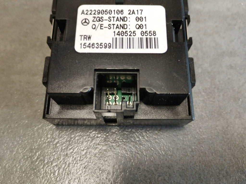 Mercedes-Benz S W222 2014 HANDBRAKE SWITCH A2229050106