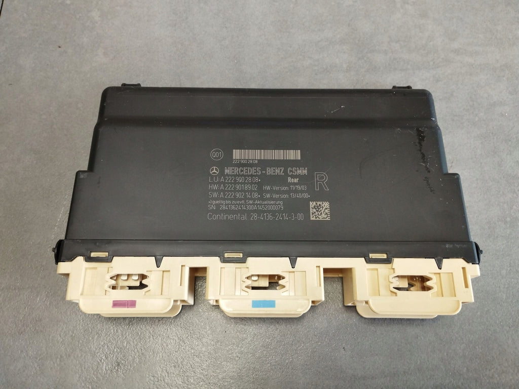 Mercedes-Benz S W222 2014 MODULE SEAT CONTROLLER A2229002808
