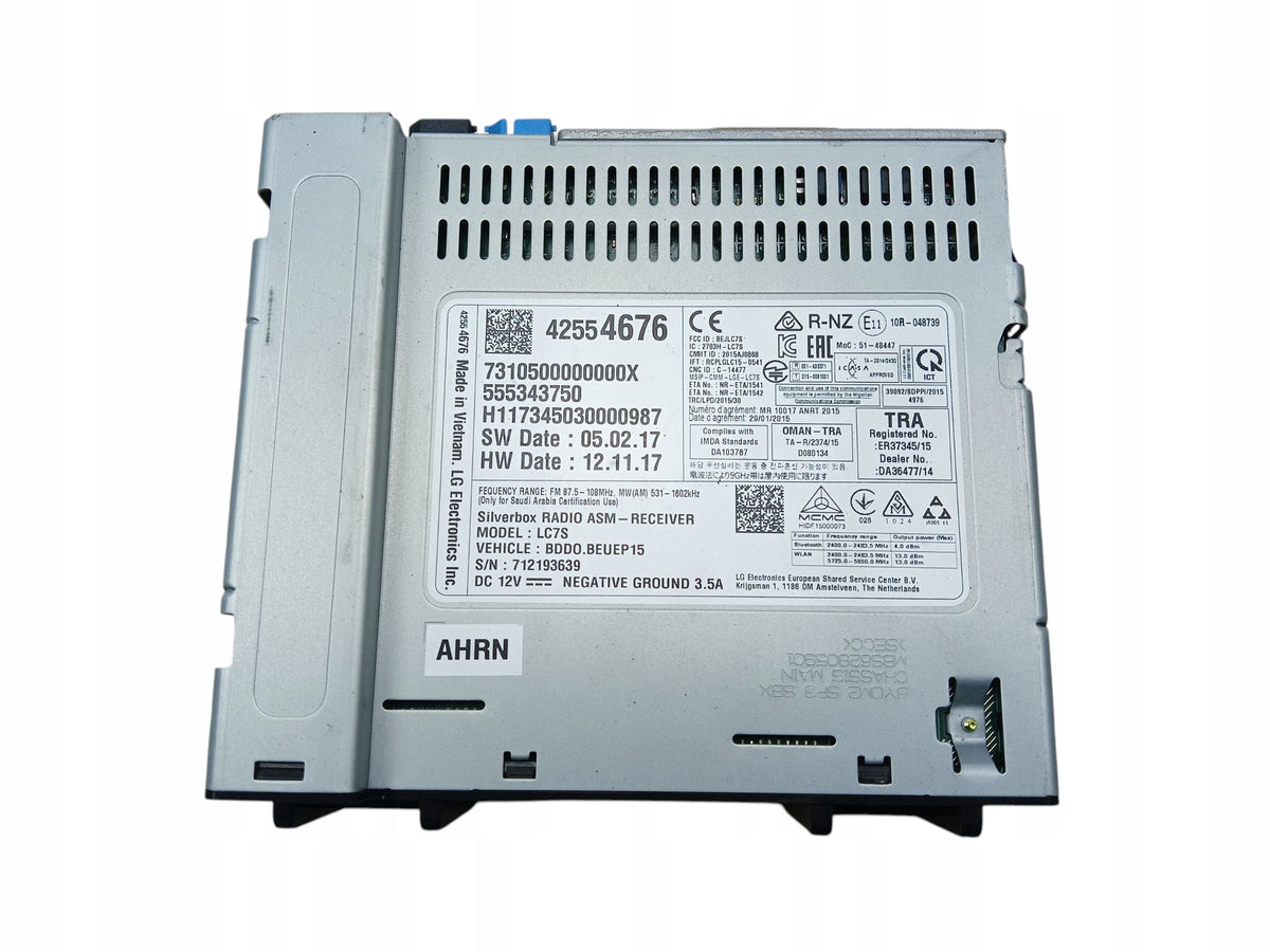 NAVIGATION MODULE SILVERBOX OPEL ASTRA V K (2015-2019) 42554676