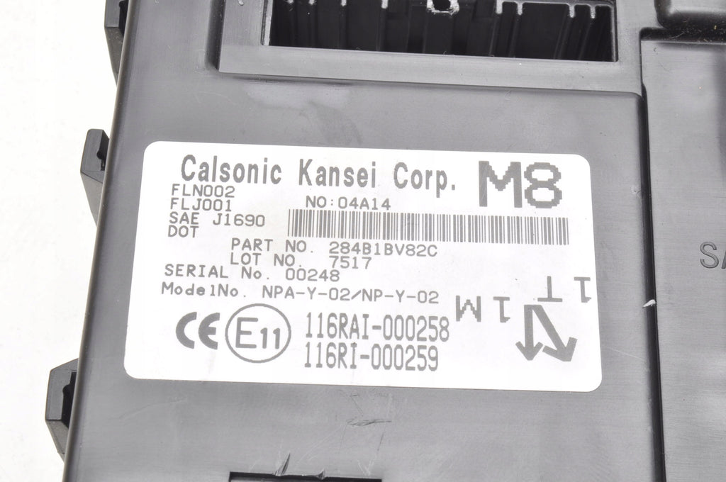 NISSAN JUKE F15 1.6 LIFT COMPUTER MODULE DRIVER BCM 284B1BV82C