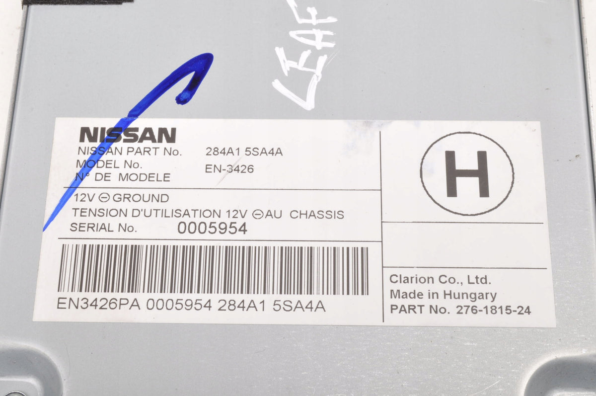 NISSAN LEAF II ZE1 CAMERA CONTROLLER MODULE 284A15SA4A