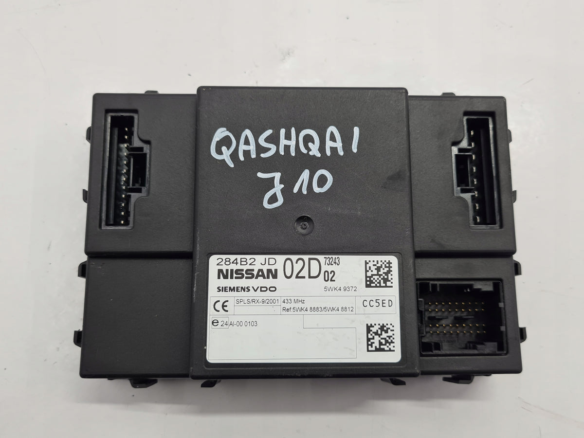 NISSAN QASHQAI AND J10 COMFORT MODULE 284B2-JD02D