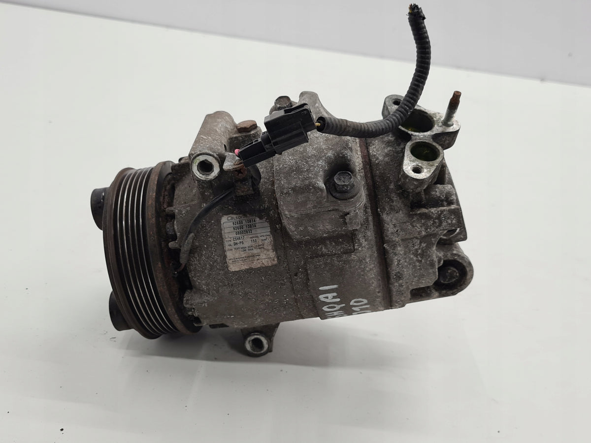 NISSAN QASHQAI J10 AIR CONDITIONING COMPRESSOR 92600-1DB3A