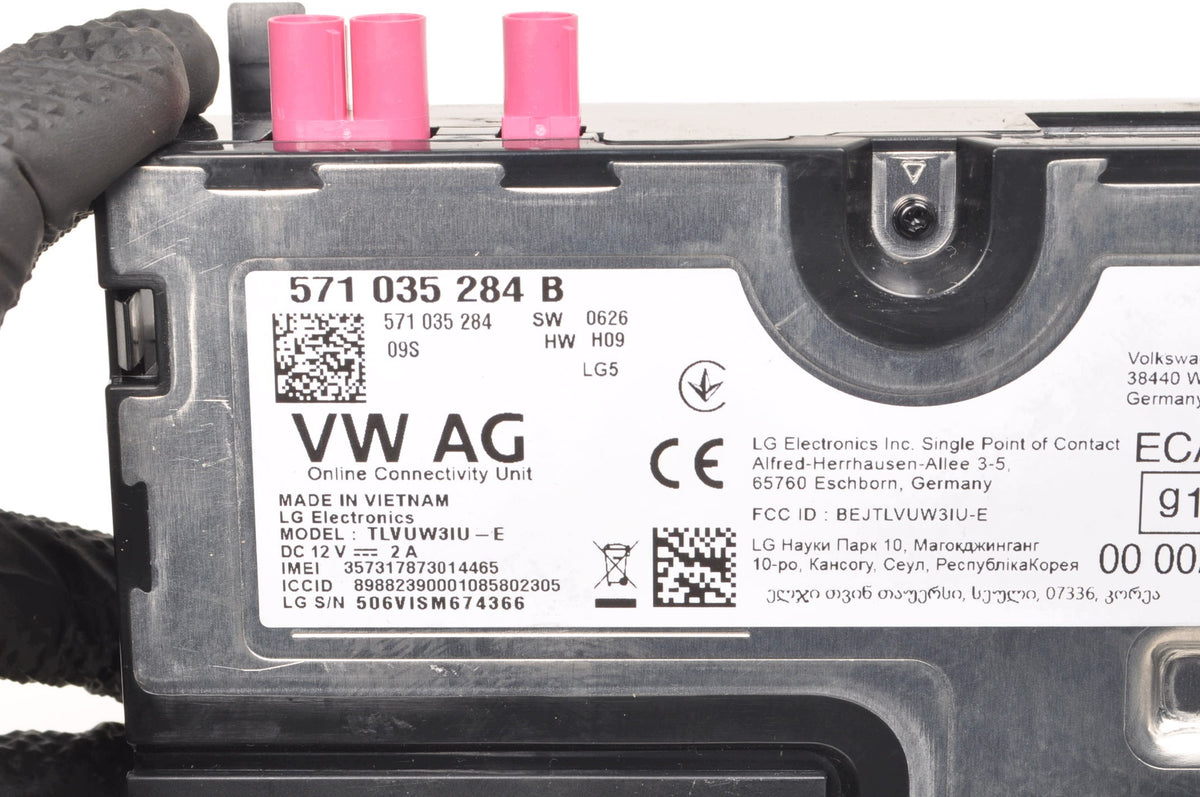 ONLINE CONTROLLER MODULE VOLKSWAGEN GOLF VIII 571035284B 2025