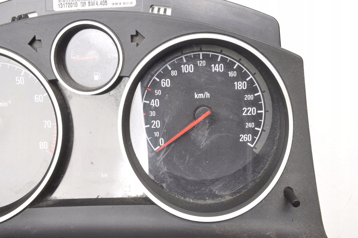 OPEL ASTRA H III 1.6 16V 105KM COUNTER CLOCKS 13172010 EUROPE