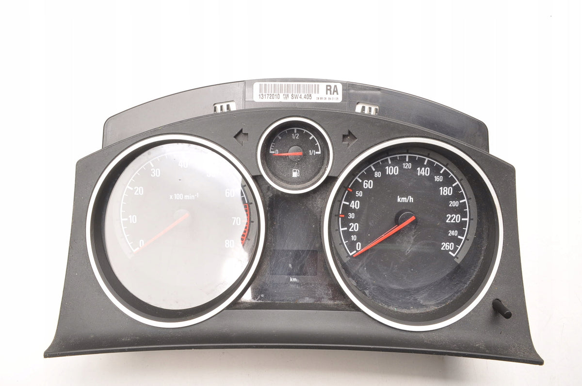 OPEL ASTRA H III 1.6 16V 105KM COUNTER CLOCKS 13172010 EUROPE
