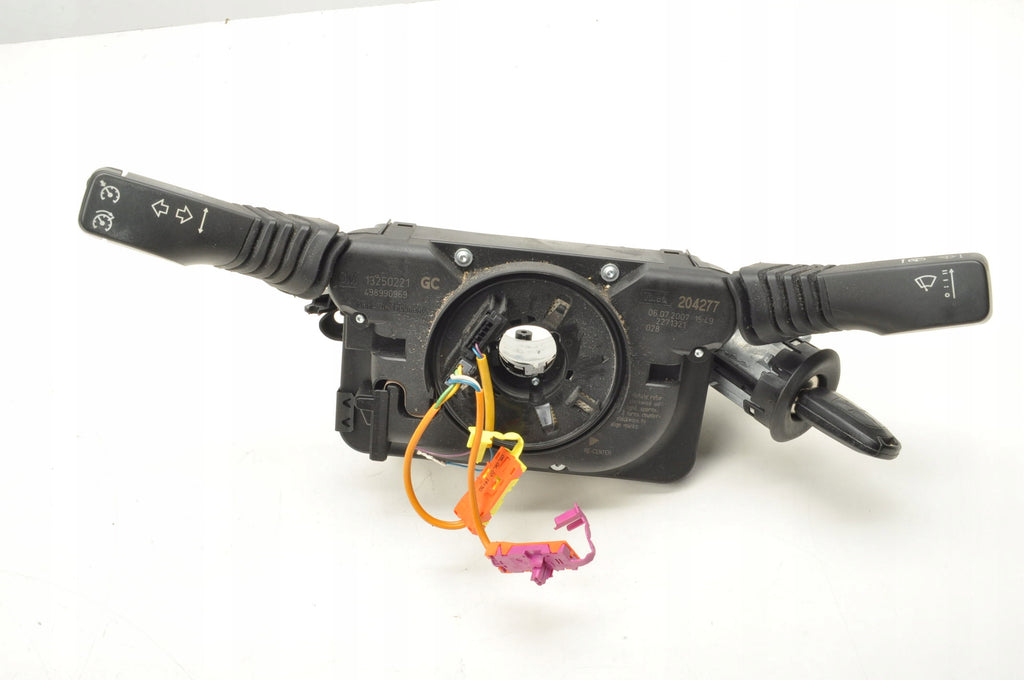 OPEL ASTRA H III COMBINED SWITCH TAPE 13250221 KEY IGNITION