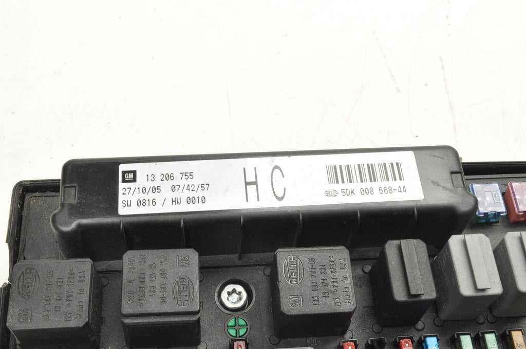 OPEL ASTRA H III FUSE BOX 13206755