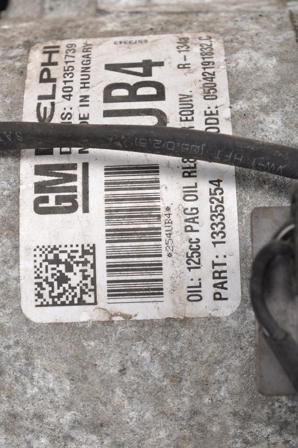 OPEL ASTRA J IV 1.6 16V AIR CONDITIONING COMPRESSOR 13335254