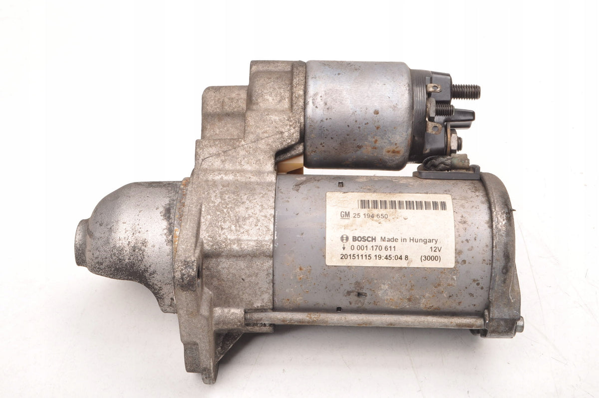 OPEL ASTRA J MERIVA B CORSA E INSIGNIA A 1.4 16V STARTER 25194650