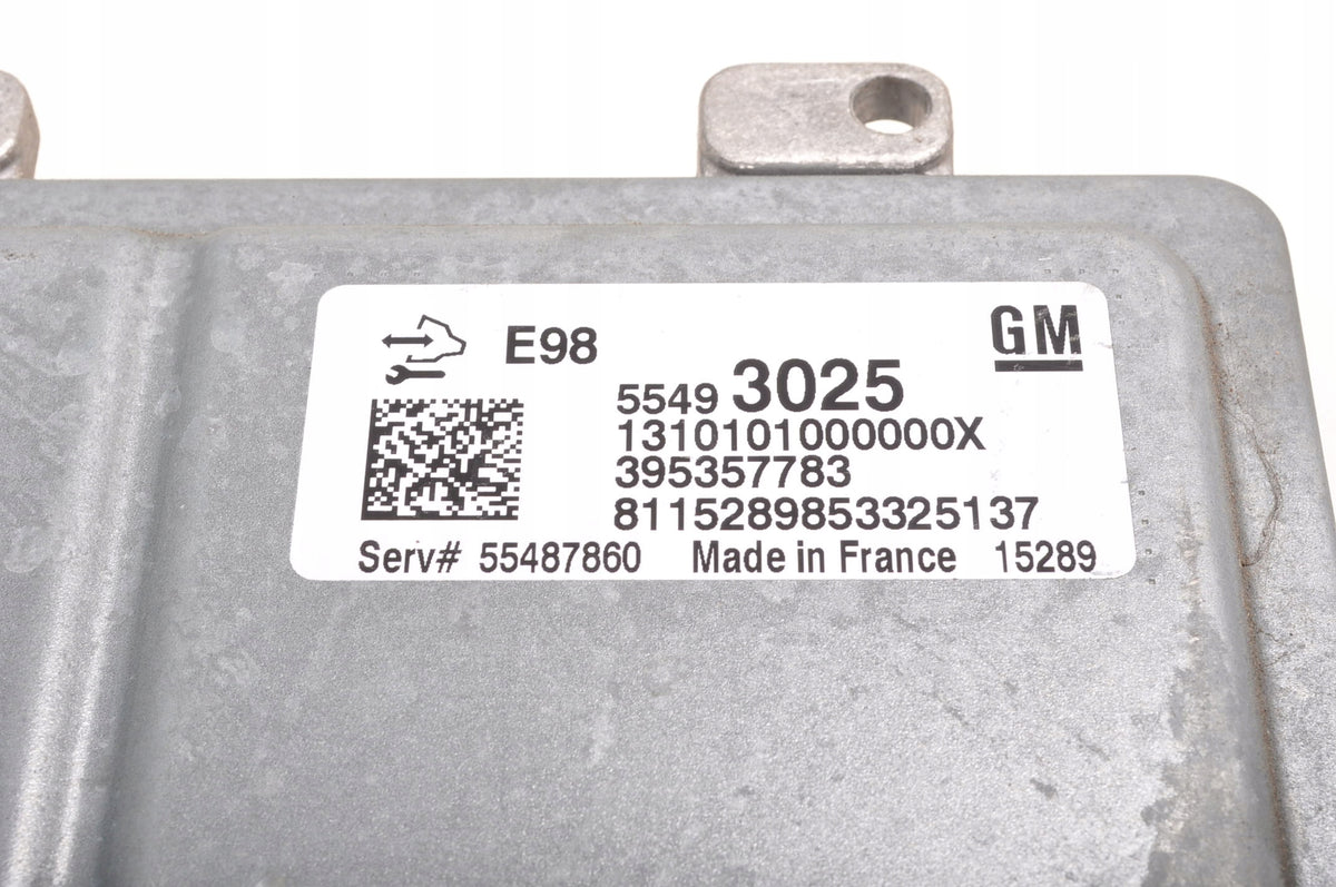 OPEL ASTRA K V 1.6 CDTi 136HP COMPUTER ENGINE DRIVER 55493025