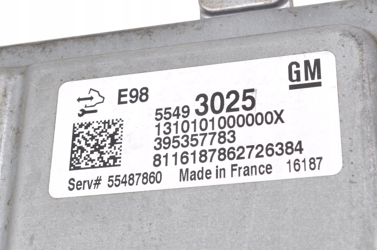 OPEL ASTRA K V 1.6 CDTi 136HP COMPUTER ENGINE DRIVER 55493025