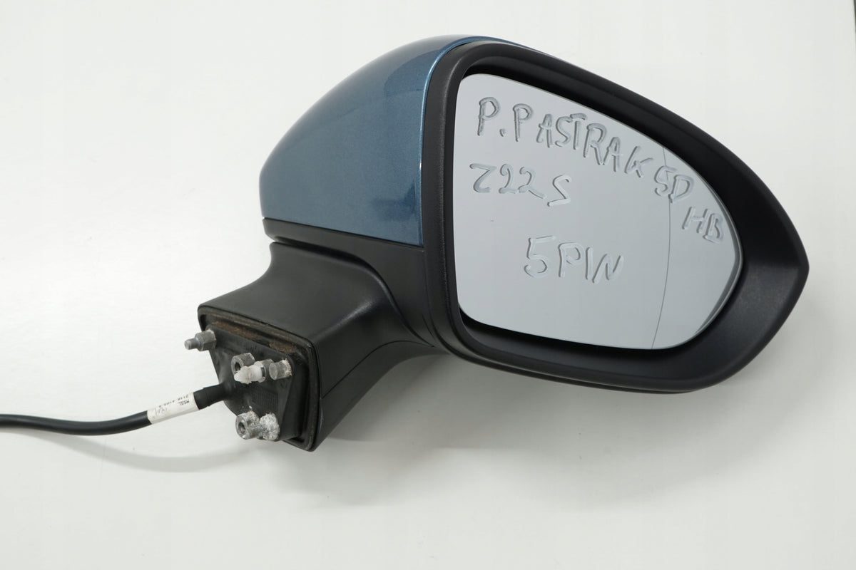 OPEL ASTRA K V 5D HB 16R MIRROR RIGHT 5PIN Z22S ANGLIK UK