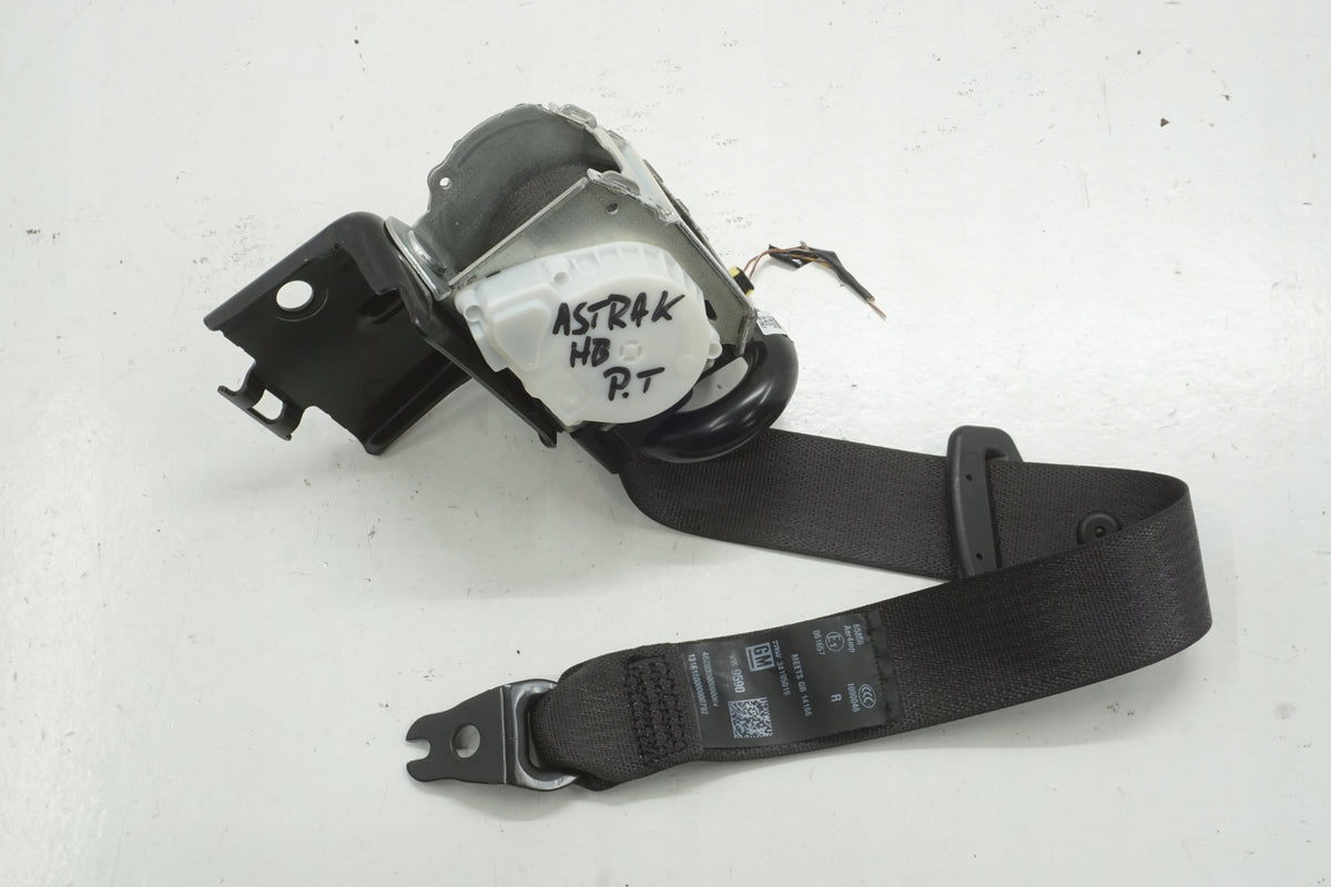 OPEL ASTRA K V HB 16R SEAT BELT RIGHT REAR 39059590
