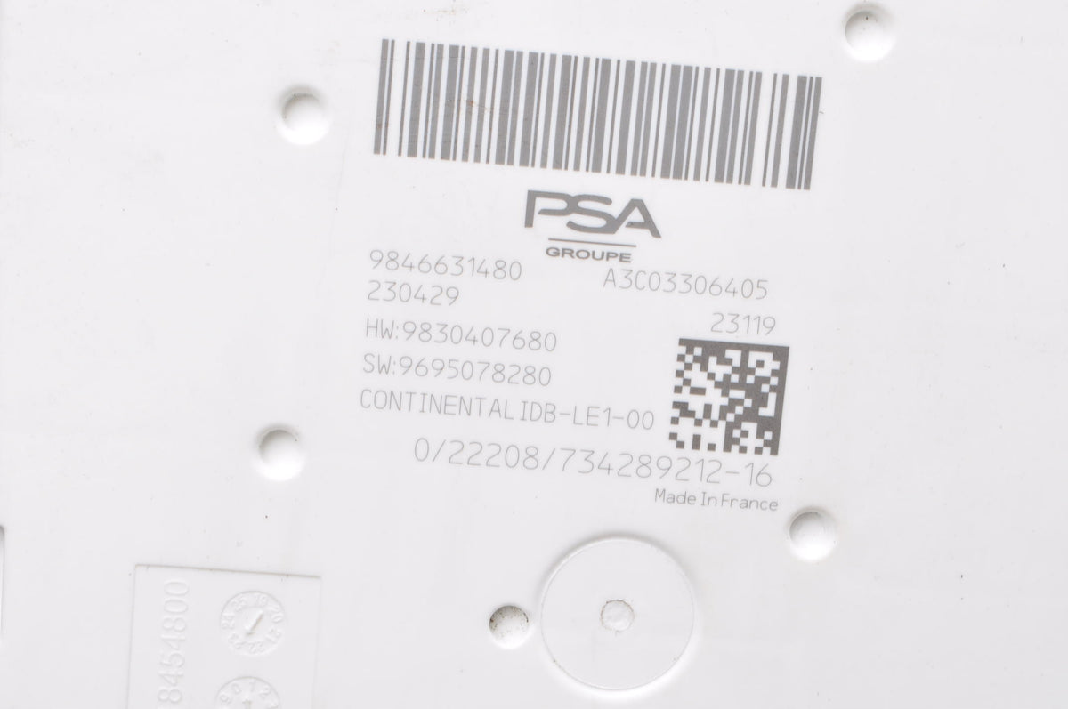 OPEL ASTRA L BOX MODULE BSI 9846631480 2023R