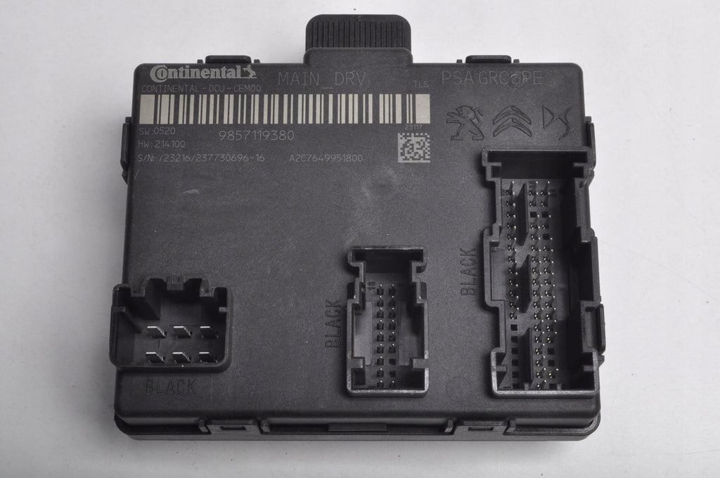 OPEL ASTRA L DOOR MODULE LEFT FRONT 9857119380